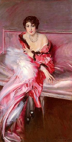  Portrait Of Madame Juillard In Red